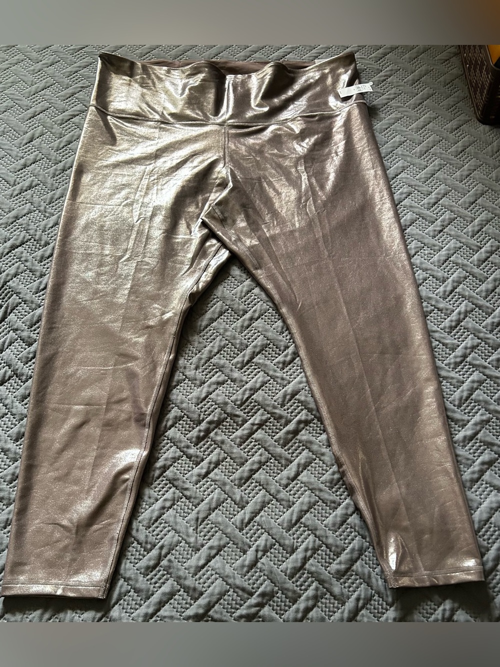NEW, Old Navy Shimmer Taupe Leggings Size 3X